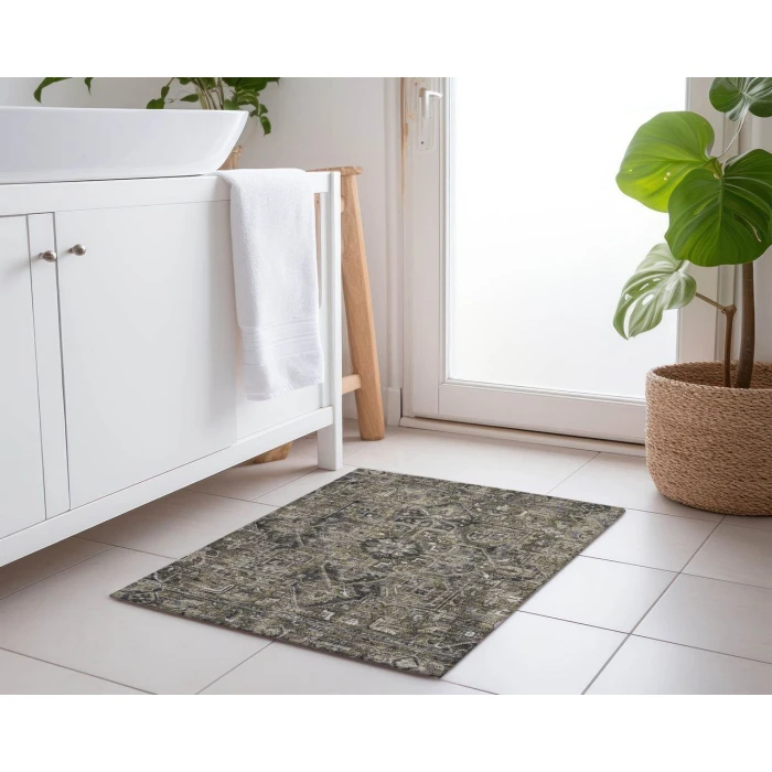 Chantille ACN570 Taupe 1'8" x 2'6" Rug