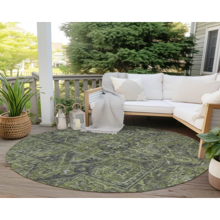 Chantille ACN571 Green 8' x 8' Rug