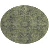 Addison Chantille ACN571 Green 8 ft. x 8 ft. Round Rug