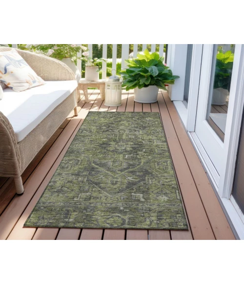 Chantille ACN571 Green 2'3" x 7'6" Rug