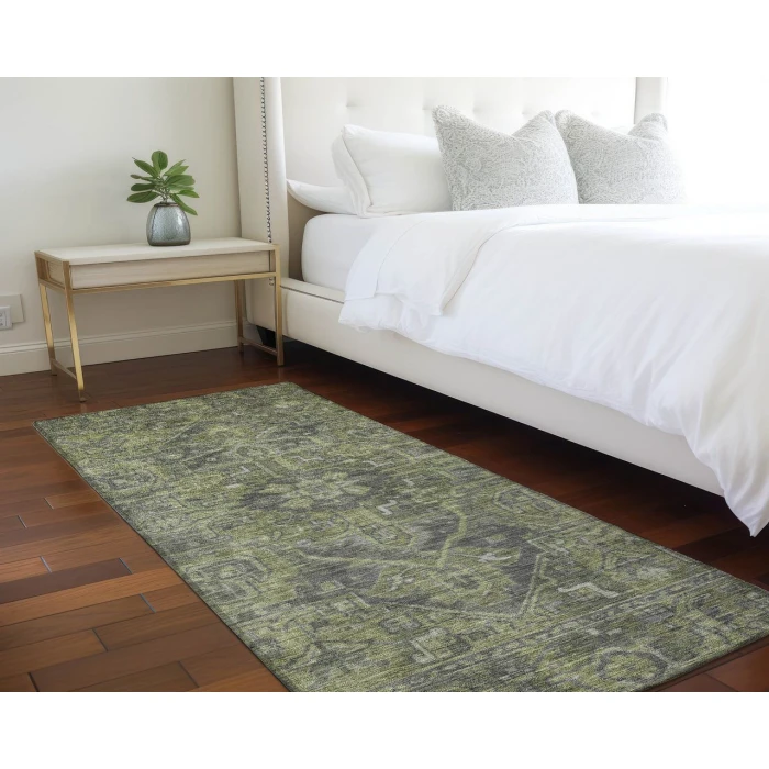 Chantille ACN571 Green 2'3" x 7'6" Rug
