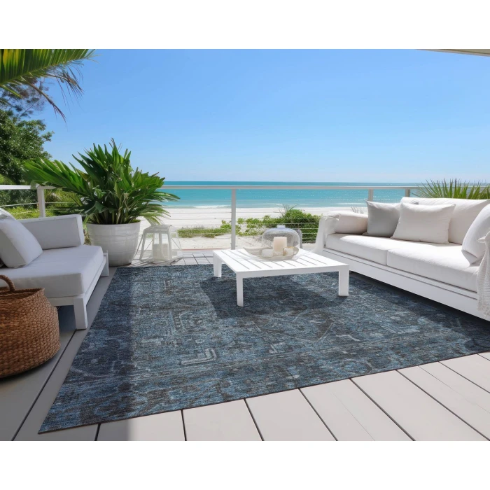 Chantille ACN571 Navy 8' x 10' Rug