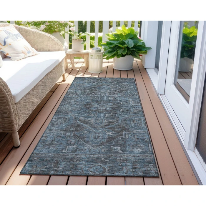 Chantille ACN571 Navy 2'3" x 7'6" Rug