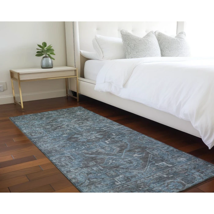 Chantille ACN571 Navy 2'3" x 7'6" Rug