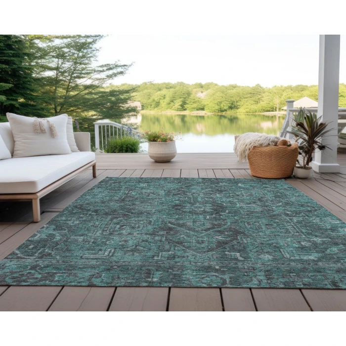 Chantille ACN571 Turquoise 9' x 12' Rug