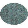 Addison Chantille ACN571 Turquoise 8 ft. x 8 ft. Round Rug