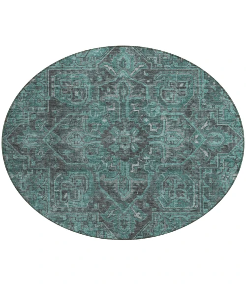 Chantille ACN571 Turquoise 8' x 8' Rug