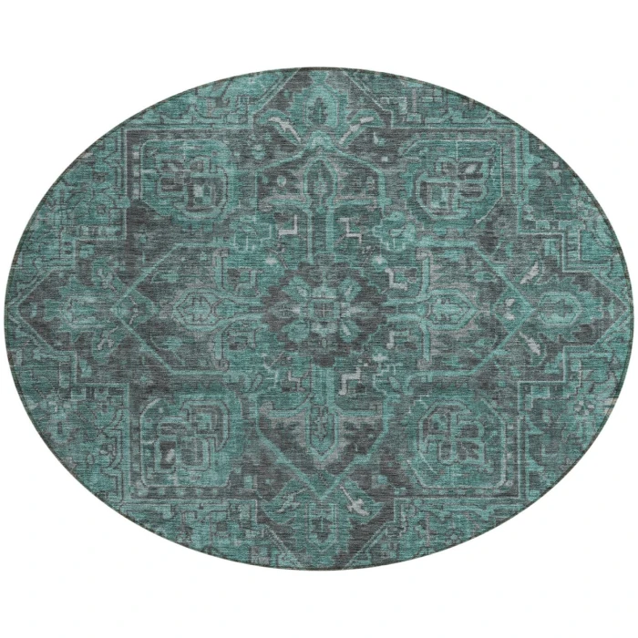 Chantille ACN571 Turquoise 8' x 8' Rug