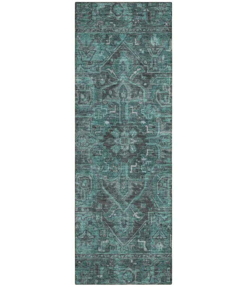Chantille ACN571 Turquoise 2'3" x 7'6" Rug