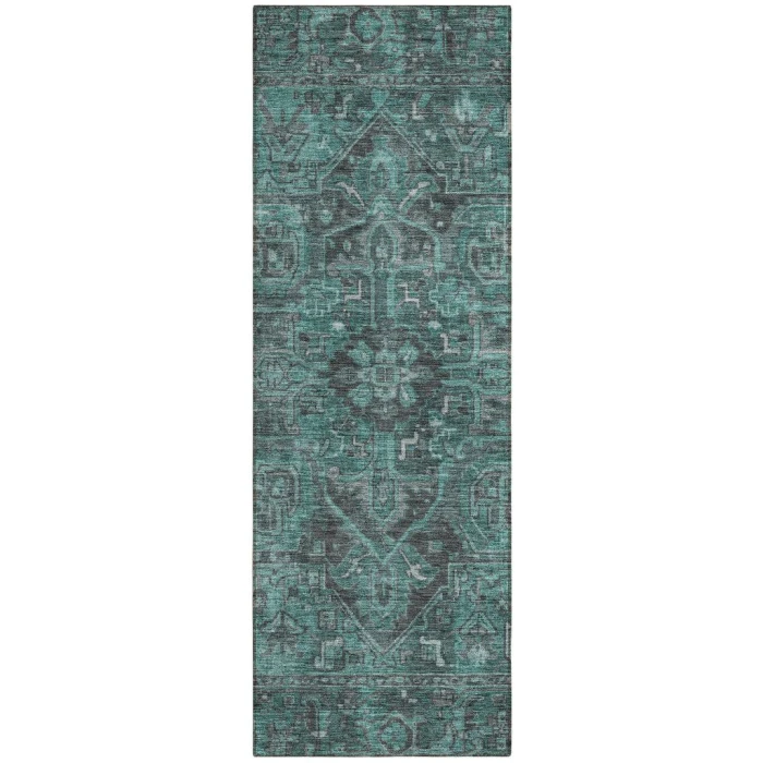 Chantille ACN571 Turquoise 2'3" x 7'6" Rug