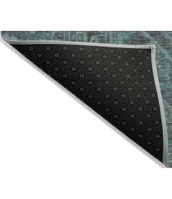 Addison Chantille ACN571 Turquoise 8 ft. x 8 ft. Round Rug