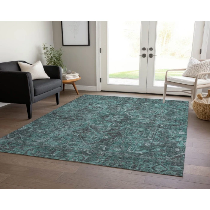 Chantille ACN571 Turquoise 9' x 12' Rug