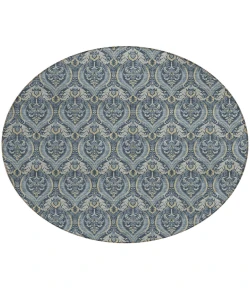 Addison Chantille ACN572 Blue 8 ft. x 8 ft. Round Rug