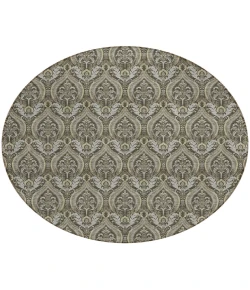 Addison Chantille ACN572 Taupe 8 ft. x 8 ft. Round Rug