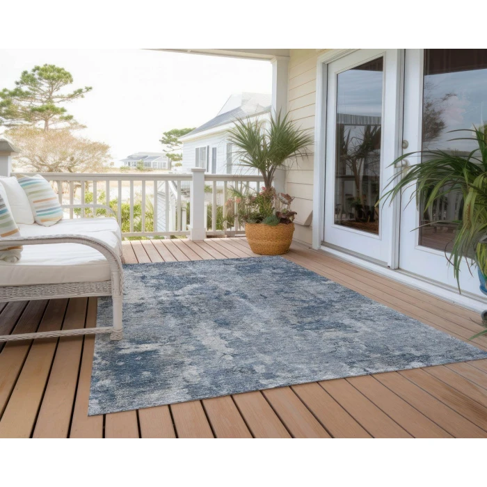 Chantille ACN573 Blue 3' x 5' Rug