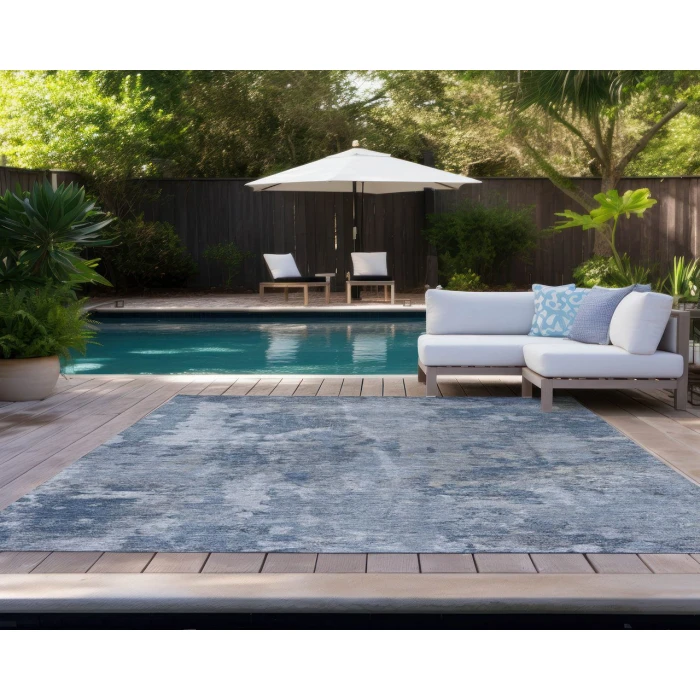 Chantille ACN573 Blue 3' x 5' Rug