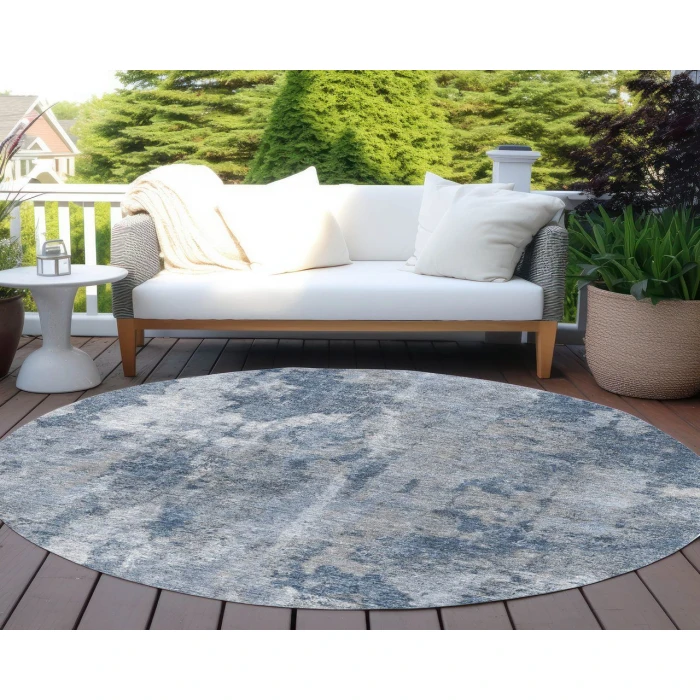 Chantille ACN573 Blue 8' x 8' Rug