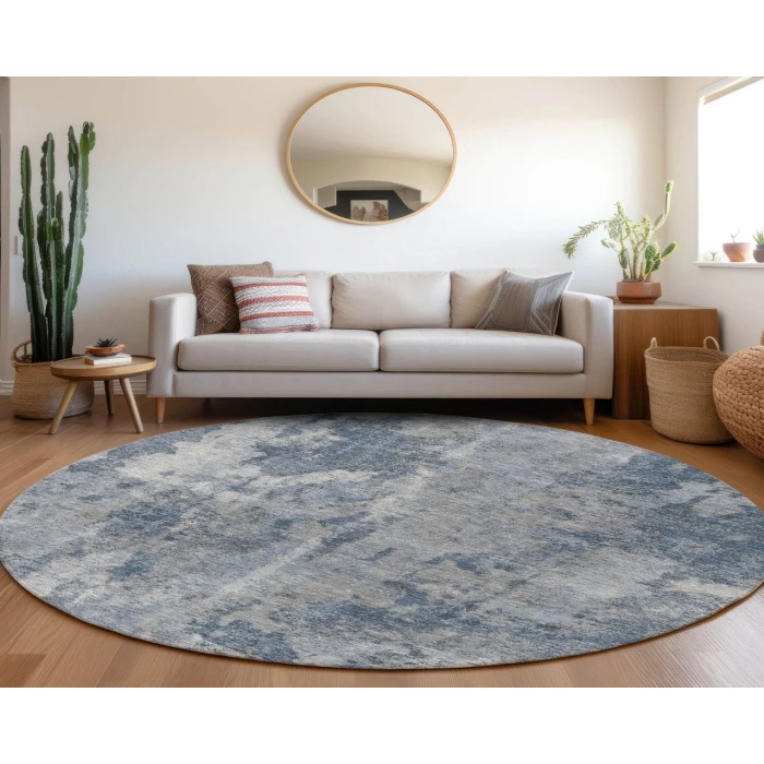 Chantille ACN573 Blue 8' x 8' Rug