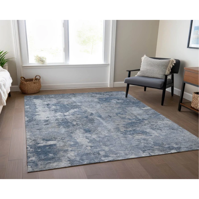 Chantille ACN573 Blue 3' x 5' Rug