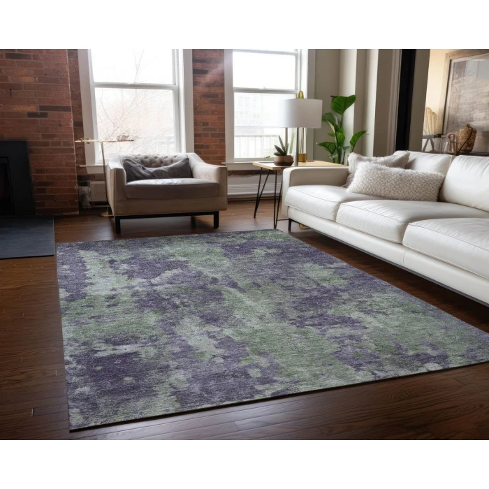 Chantille ACN573 Purple 8' x 10' Rug