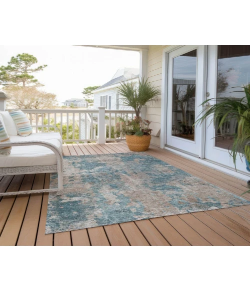 Chantille ACN573 Teal 3' x 5' Rug