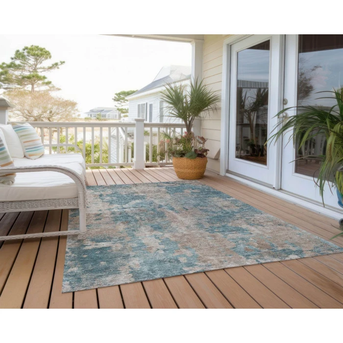 Chantille ACN573 Teal 8' x 10' Rug