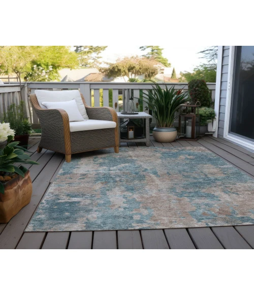 Chantille ACN573 Teal 3' x 5' Rug