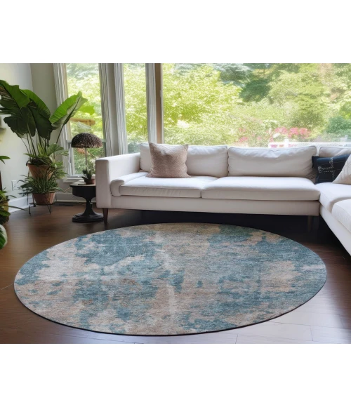 Chantille ACN573 Teal 8' x 8' Rug