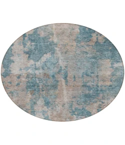 Addison Chantille ACN573 Teal 8 ft. x 8 ft. Round Rug