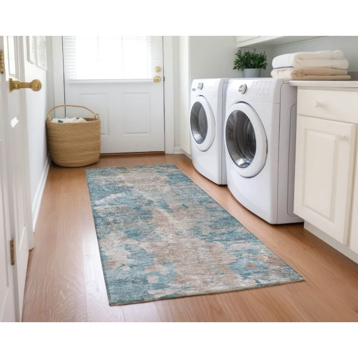 Chantille ACN573 Teal 2'3" x 7'6" Rug
