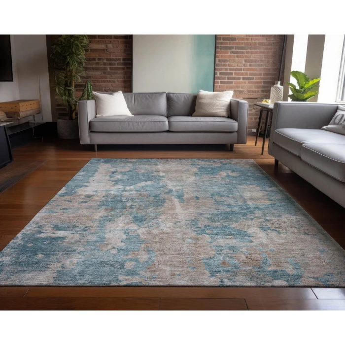 Chantille ACN573 Teal 8' x 10' Rug