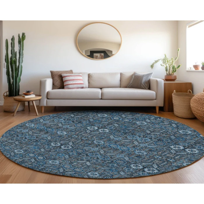 Chantille ACN574 Blue 8' x 8' Rug