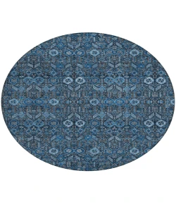 Addison Chantille ACN574 Blue 8 ft. x 8 ft. Round Rug
