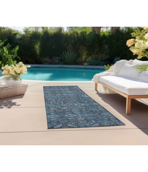 Chantille ACN574 Blue 2'3" x 7'6" Rug