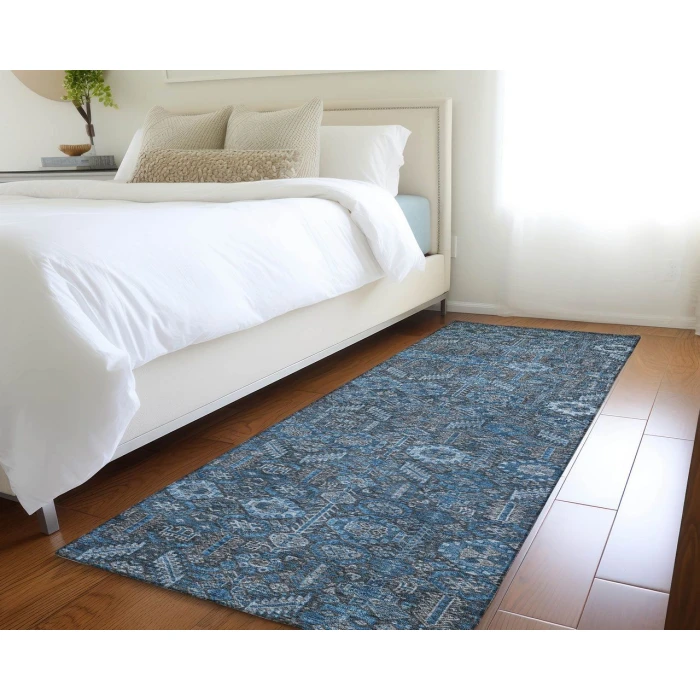 Chantille ACN574 Blue 2'3" x 7'6" Rug
