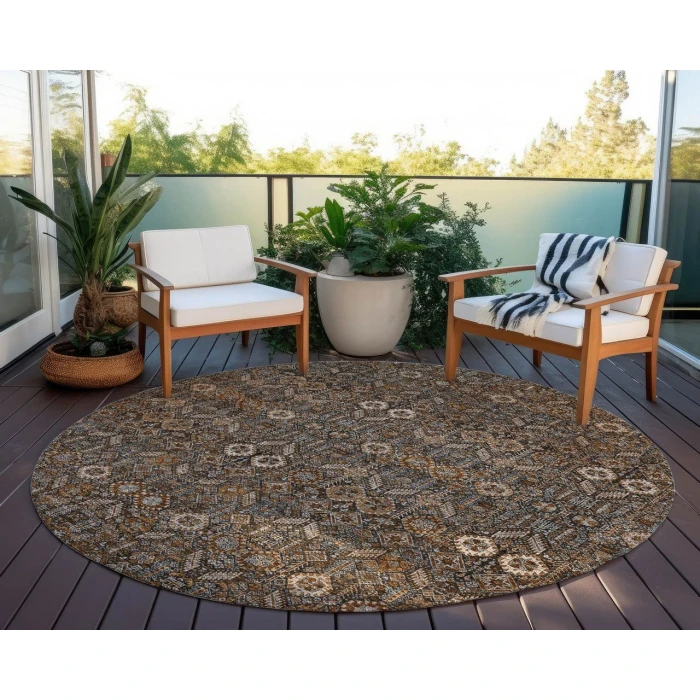Chantille ACN574 Chocolate 8' x 8' Rug