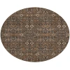 Addison Chantille ACN574 Chocolate 8 ft. x 8 ft. Round Rug