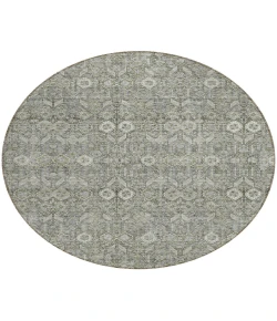 Addison Chantille ACN574 Gray 8 ft. x 8 ft. Round Rug