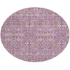 Addison Chantille ACN574 Lavender 8 ft. x 8 ft. Round Rug