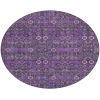 Addison Chantille ACN574 Purple 8 ft. x 8 ft. Round Rug