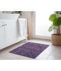 Chantille ACN574 Purple 1'8" x 2'6" Rug