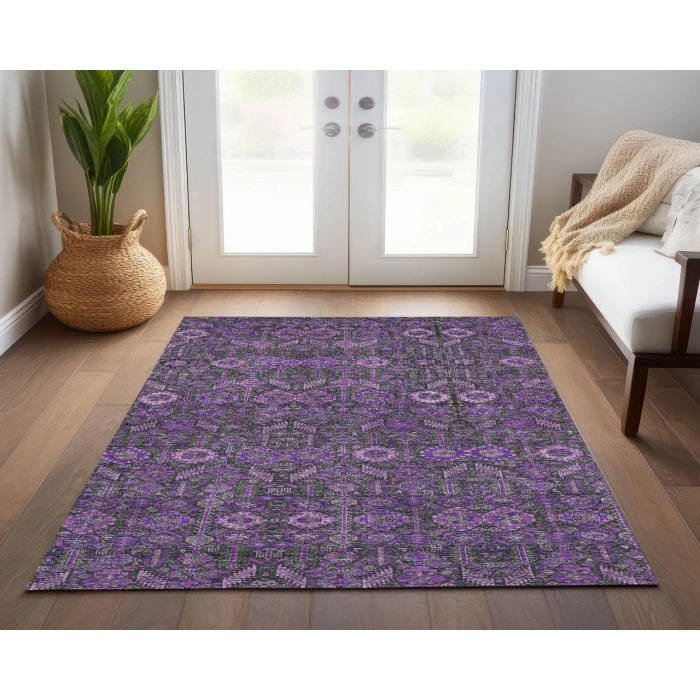 Chantille ACN574 Purple 9' x 12' Rug