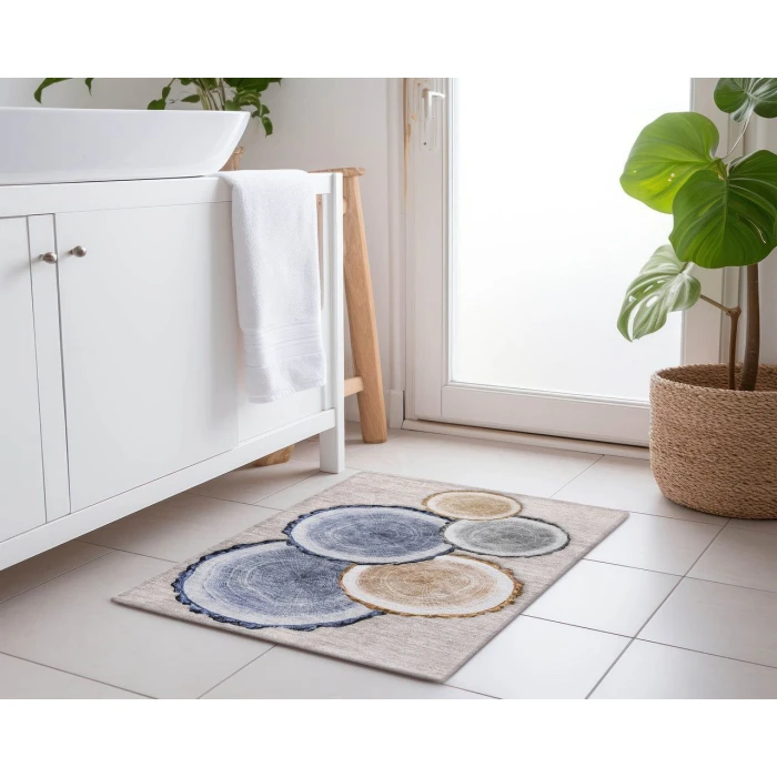 Chantille ACN575 Beige 1'8" x 2'6" Rug