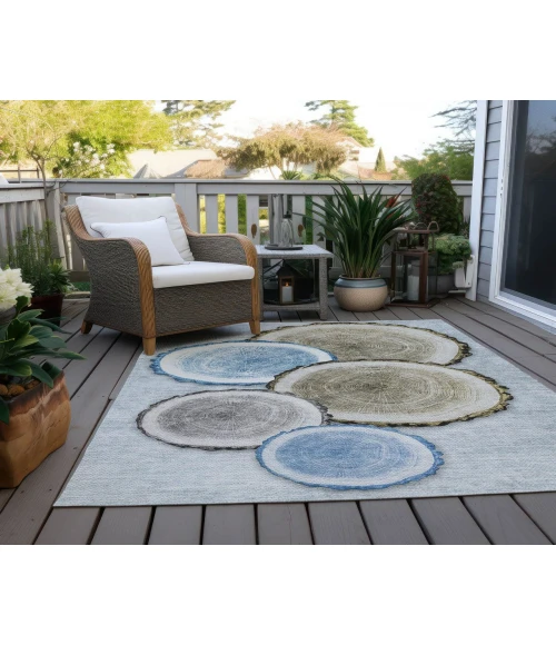 Chantille ACN575 Blue 3' x 5' Rug