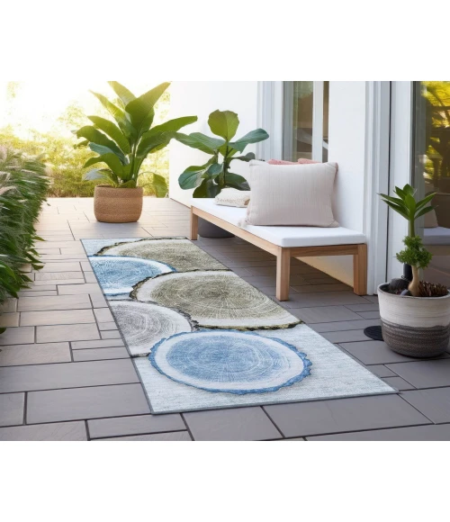 Chantille ACN575 Blue 2'3" x 7'6" Rug