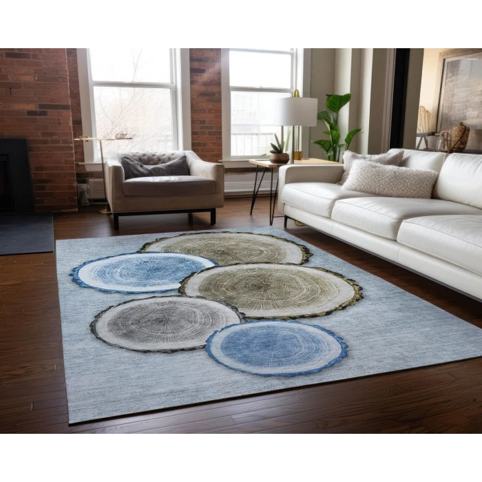 Chantille ACN575 Blue 8' x 10' Rug