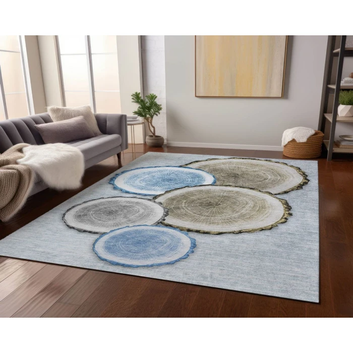 Chantille ACN575 Blue 8' x 10' Rug