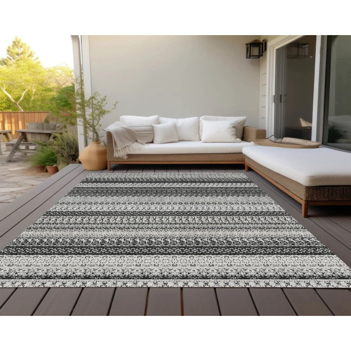Chantille ACN576 Black 5' x 7'6" Rug
