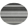 Addison Chantille ACN576 Black 8 ft. x 8 ft. Round Rug