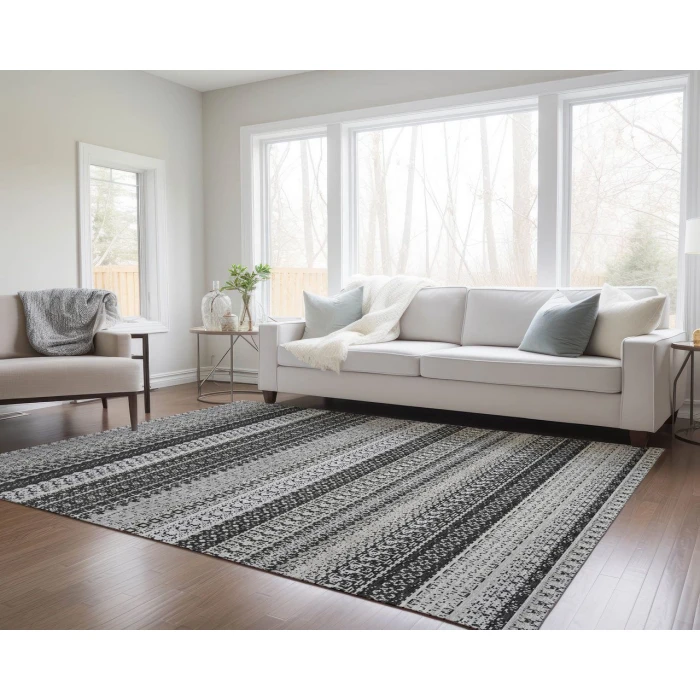 Chantille ACN576 Black 5' x 7'6" Rug